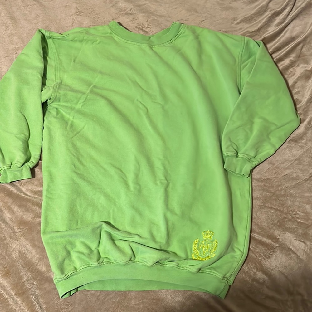 Vintage neon green sweater